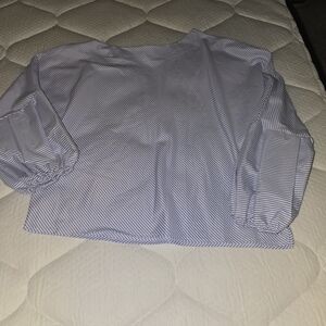 Men's Blue Striped Shirt